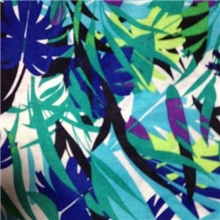 供应针织面料针织印花布t恤面料锦纶针织面料厂家