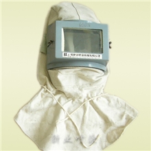 平玻璃帆布喷砂帽防护帽