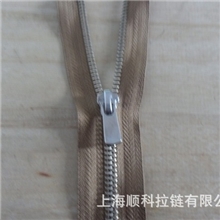 上海顺科拉链5#金属开尾拉链亚白厂家直销优质定做量大从优