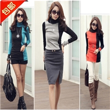 2013秋冬季新款打底衫韩版女装修身高领牛奶丝长袖T恤全国包邮