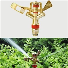 6分优质合金摇臂喷头草坪喷灌/园林降温喷洒头自动旋转喷水器