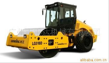 供应龙工全液压双驱单钢轮振动压路机（LG518D）