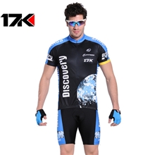 17K-探索品牌春夏秋季短袖骑行装批发定做骑行服