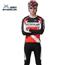 迈森兰蝙蝠侠品牌工厂批发定做秋冬长袖装骑行服