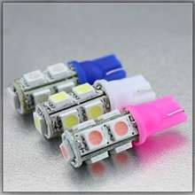 5050行车灯T10耐高温插泡9SMD4.5WLED示宽灯爆闪灯