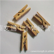 DIY饰品辅料工艺圣诞辅料小木夹子3.5CM