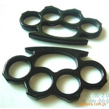 拳霸黑版纯钢手扣拳套、铁拳头、铁四指指虎/武术用品批发