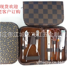 厂家供应10件套拉链礼品美容套装10件套美容套装十件套修脚套装