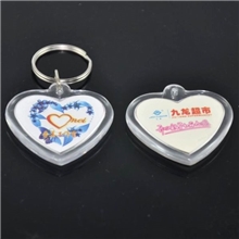 供应心形亚克力钥匙扣亚克力钥匙扣压克力钥匙扣