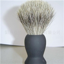 批发供应獾毛黑色塑料手柄全手工制作纯獾毛胡须刷剃须刷