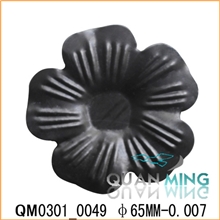 圆形花蕊精美冲压花批发铁艺配件QM0301-0049