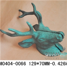 全明铁艺批发铸铁动物小鹿头生铁铸铁配件