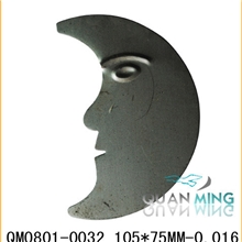 销售铁艺配件铁艺冲压装饰月亮配件