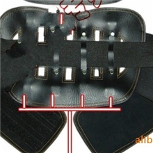 生产厂家直销名牌带磁疗弧形钢板腰固定带腰围自发热护腰