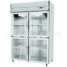 银都伊萨经济款四门陈列柜玻璃部陈列柜饮料保鲜