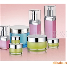 水晶亚克力乳液瓶化妆瓶亚克力方形膏霜压克力乳液瓶