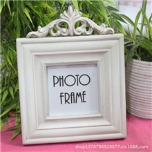 特价做旧zakka雕花欧式相框木制摆台创意相框3*3