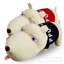 长嘴狗汽车竹炭包车用空气净化活性碳卡通公仔大头狗摆饰用品炭包