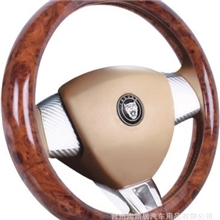 低价批发高档超真皮桃木纹汽车方向盘套超手感车用把套四季通用