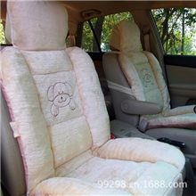 批发2013新款秋冬季汽车坐垫毛绒座垫KD09仿毛棉垫厂家直销