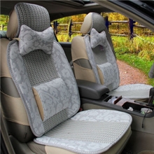 新款亚麻汽车坐垫春季夏季汽车座垫四季通用坐垫汽车座套