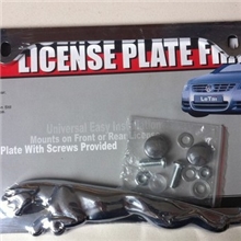 供应汽车牌照框，锌合金车牌架，金属车牌架