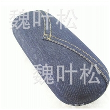 牛仔铁制眼镜盒批发眼镜盒板材眼镜盒时尚个性眼镜盒