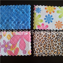 供应批发优质12*16CM单面印花百洁布