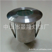 供应室内外12V1W嵌入式吸顶灯304不锈钢LED装饰灯引导灯JX52全套