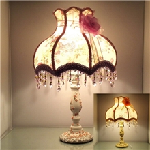 【博新】蕾丝台灯田园风格韩式布艺台灯专业台灯厂家批发直销