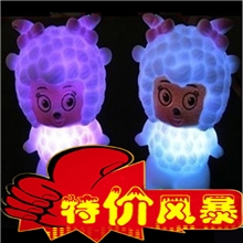 批发供应小夜灯批发美洋洋七彩小夜灯美羊羊七彩夜灯/小夜灯