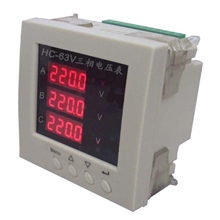 三相电压表数码管显示