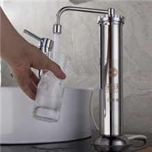 工厂直销批发台式不锈钢去水垢家用厨房净水器过滤器