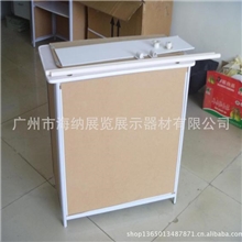 广州展示器材厂家供应海口三亚商场试吃品尝台，优质便携铁促销台