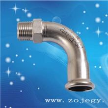 卡压式管件外螺纹90度弯头