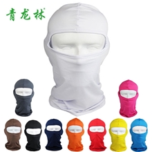 供应cs面罩头套骑行头套防晒头套莱卡黑色头套小额批发