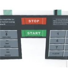 现货出售跑步机面板加工定做薄膜开关面板