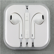 厂家蓝网钢网耳机iphone5耳机铜环6U1:1原装品质带包装