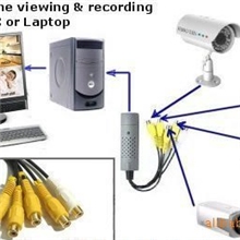 1路红外摄像机视频采集卡无锡监控系统摄像头套餐