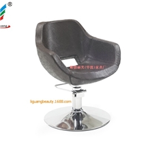 厂家直销欧式美发椅子美容椅子发廊剪发椅子定型海绵新款理发椅