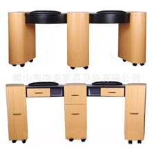 厂家直销美甲三聚氰胺修甲台、指甲桌N032