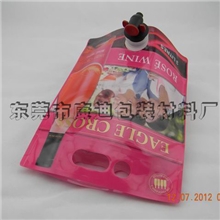 自立盒中袋双插底红酒袋碟形阀插底袋