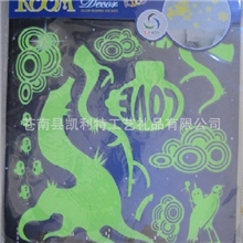 供应卡通夜光贴纸手机组合夜光贴