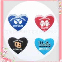 【厂家供应】水晶爱心滴胶贴纸滴胶LOGO可以定制