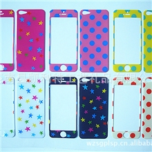 供应iPhone手机贴纸苹果5代PVC滴塑贴纸