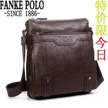 2013新品FANKEPOLO男包牛皮包单肩斜跨包一件代发
