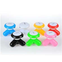 创意按摩器批发三角按摩器迷你按摩器三脚按摩器送USB线0.18