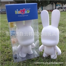 厂家直销卡通公仔涂鸦儿童画画玩具搪胶创意公仔兔子白胚公仔