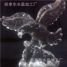 水晶老鹰，大展宏图，水晶动物，水晶工艺品，水晶礼品，摆件。