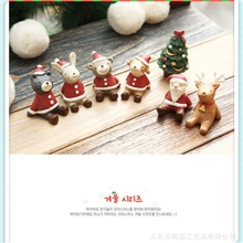 圣诞zakka批发正版日单圣诞夜仰望天空小动物8款圣诞zakka原单